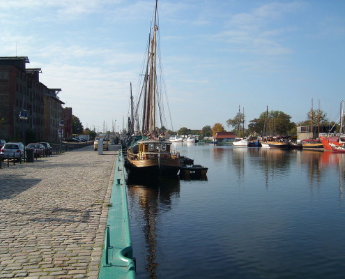 Der Museumhafen in Greifswald