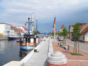 Der Hafen in Ueckermünde