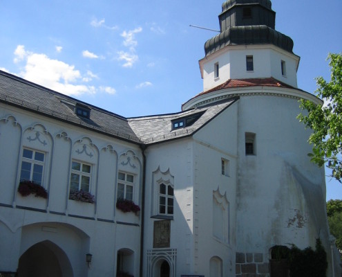 Der Turm des Schlosses in Ueckermünde